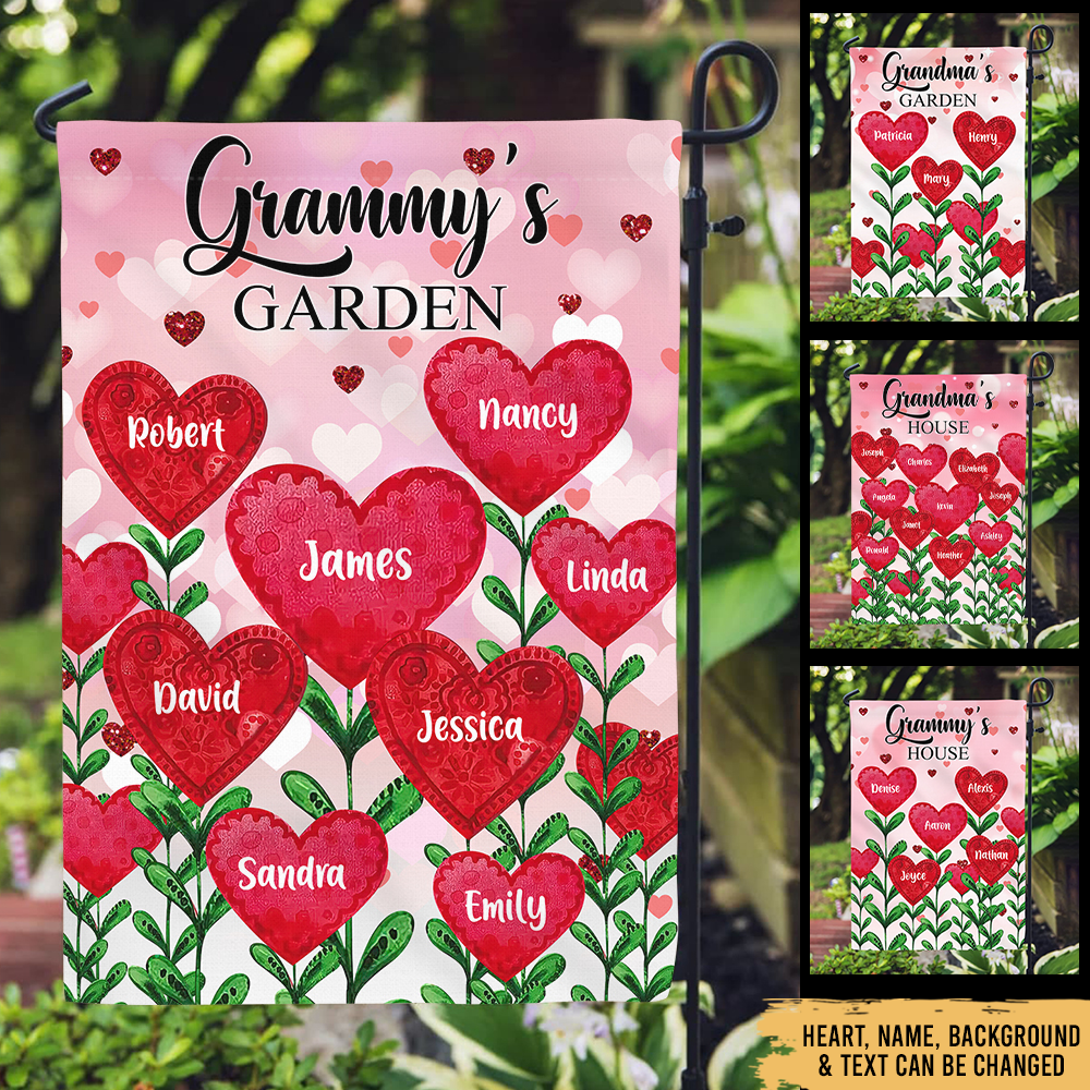 Sweet Hearts - Farm Farmhouse Animal Gardening Outdoor Decoration - Personalized Doubled-Sided Garden Flags