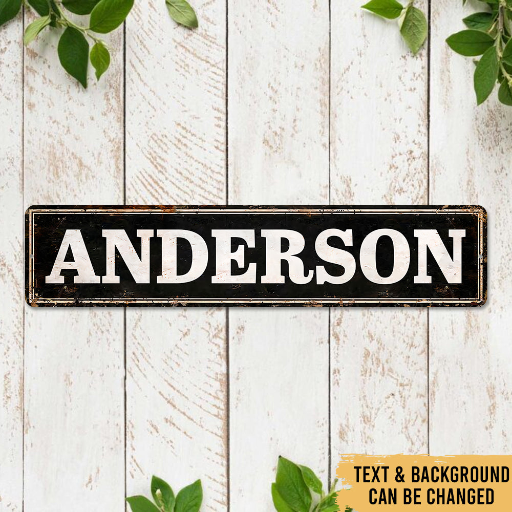 Customized Text - Farms Life Farmhouse Decoration Wall Art Decor - Personalized Rectangle Metal Sign