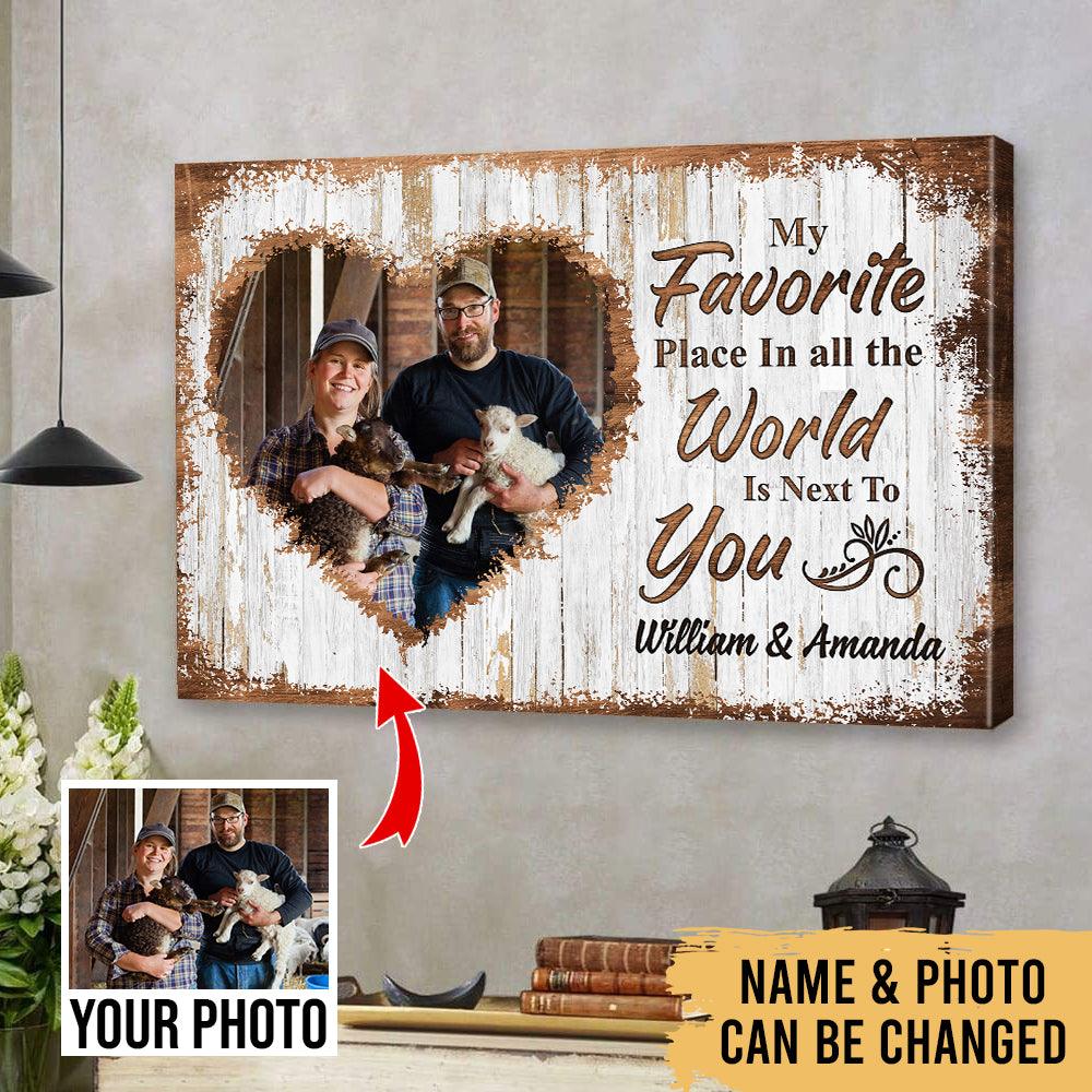 Farmers Together - Farm Life Family Animals - Photo Personalized Canvas - Heralus