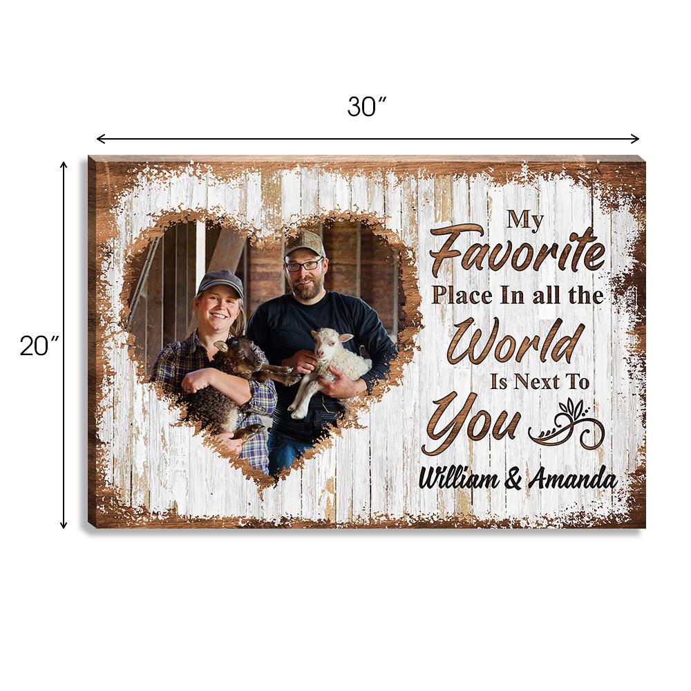 Farmers Together - Farm Life Family Animals - Photo Personalized Canvas - Heralus